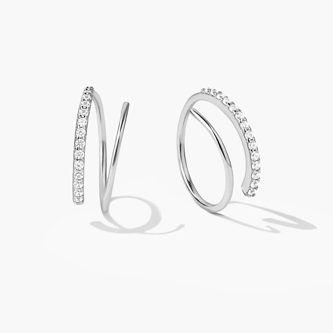 Faux Double Earrings