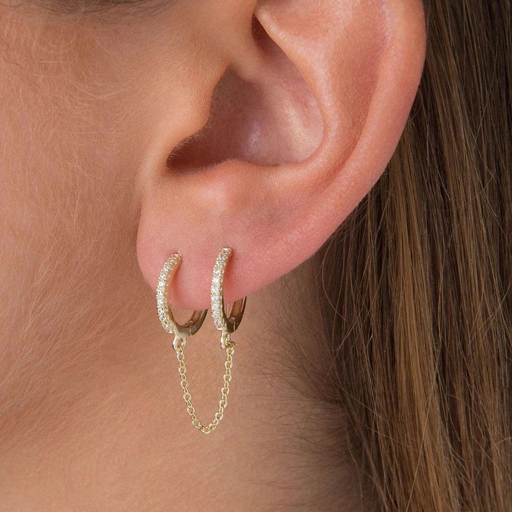 Double Chain Earrings