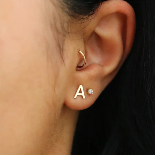 Initial Earring