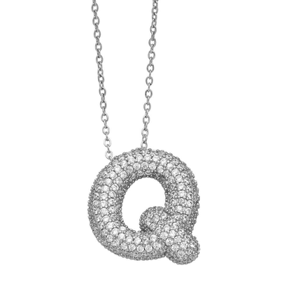 Bubble Initial Necklace